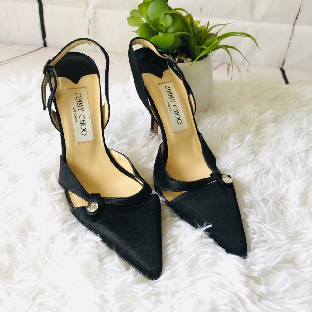 Jimmy Choo Suede Black Heels